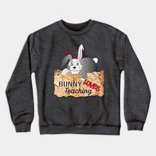 Rabbit in love Crewneck Sweatshirt